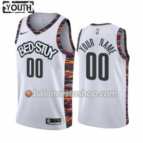 Camiseta Niños NBA Brooklyn Nets Personalizadas 2019-20 Nike City Edition Swingman